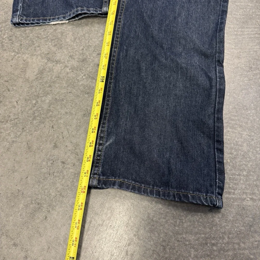 Levi's 559 Jeans Mens 36x32 Blue Cotton Denim Straight Leg Relaxed Fit Workwear